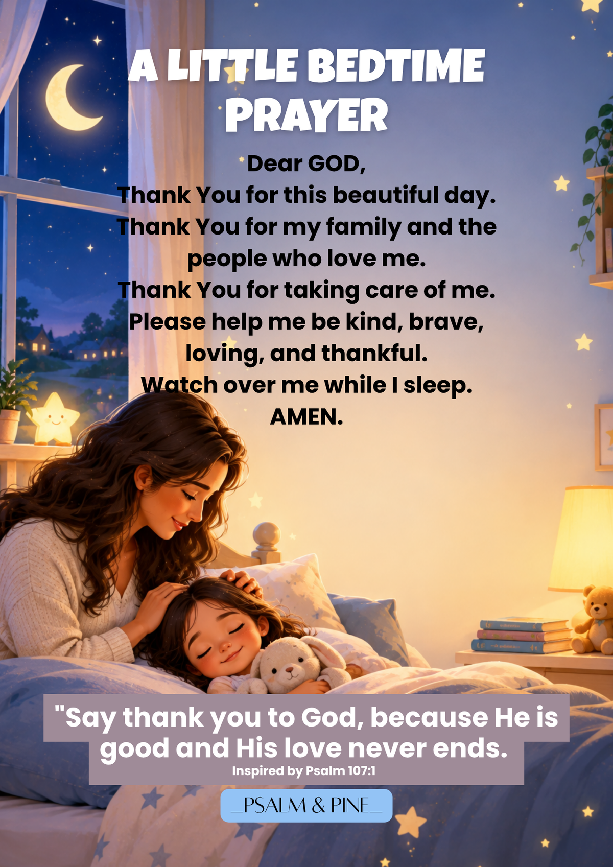 A Little Book About God — Printable Bible Stories & Activity Book for Kids (Ages 3–7)