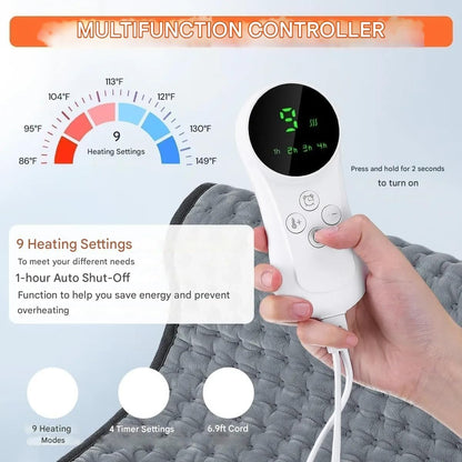 Soothe & Heal — Electric Heating Pad for Back & Neck Pain Relief