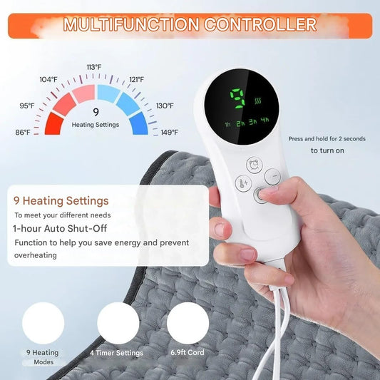 Soothe & Heal — Electric Heating Pad for Back & Neck Pain Relief