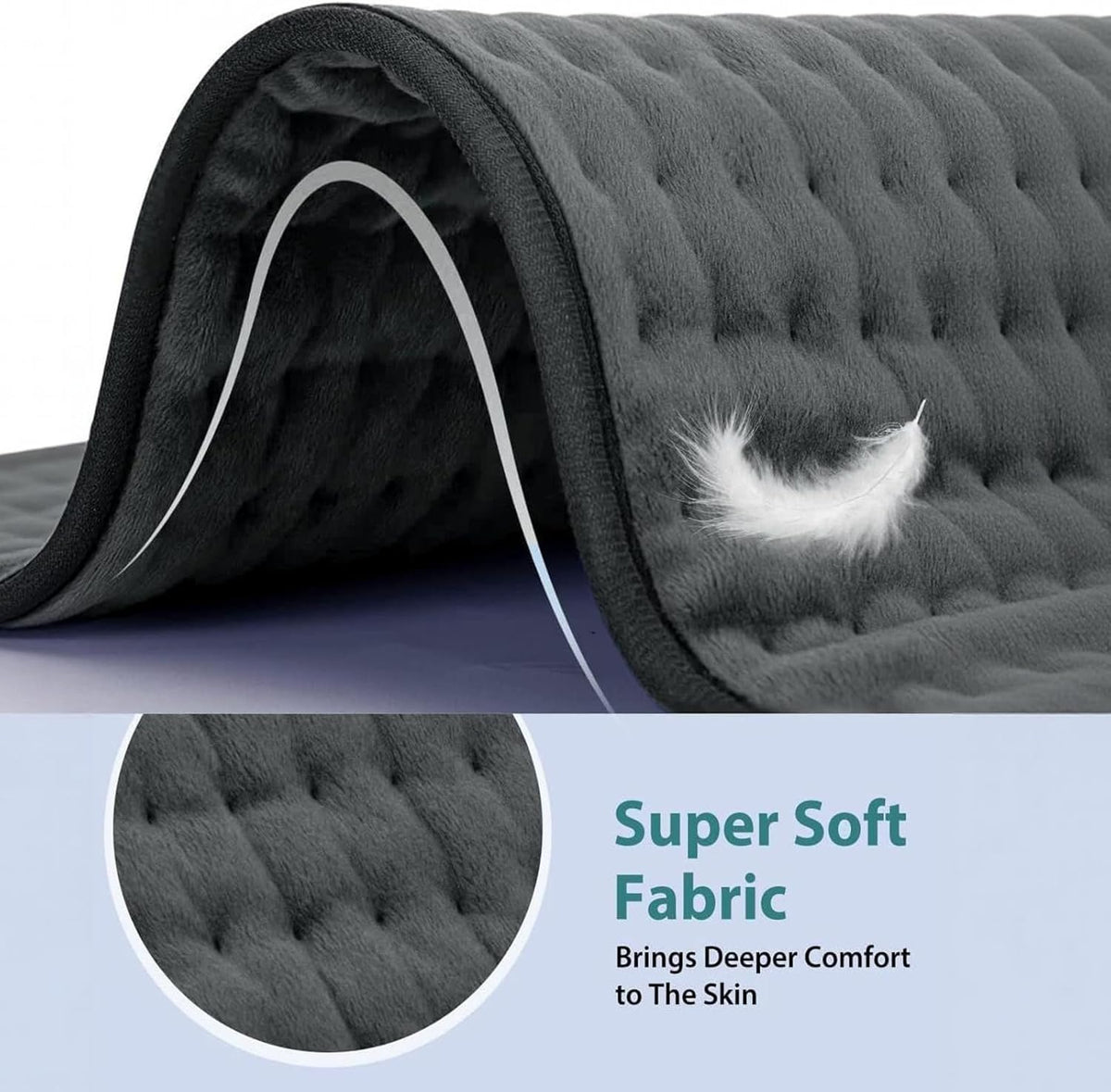 Soothe & Heal — Electric Heating Pad for Back & Neck Pain Relief
