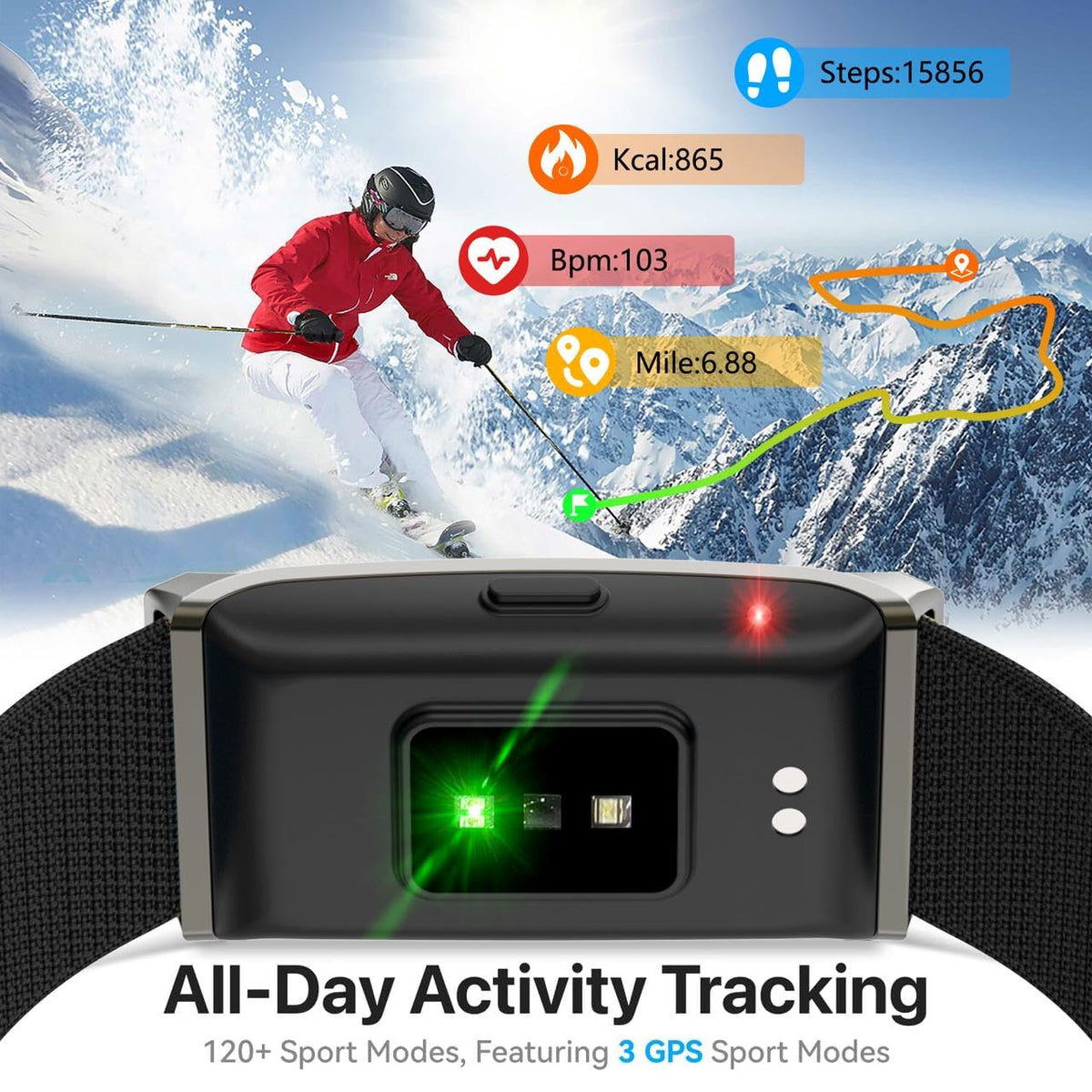 Track Your Best — Smart Fitness Wristband