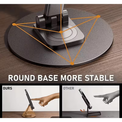 Stand & Deliver — 360° Rotating Phone & Tablet Stand