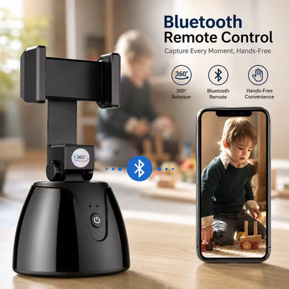 Track Every Move — 360° Auto Face Tracking Phone Holder
