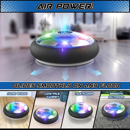 Glow & Score — Hover Soccer Light-Up Ball