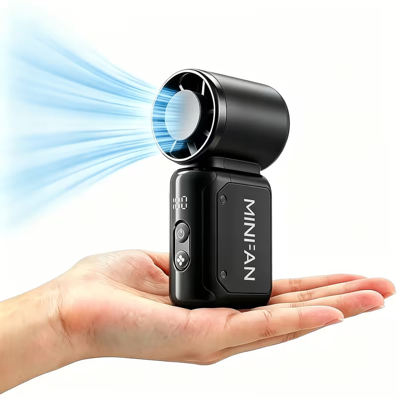 Cool on the Move — Portable Mini Bladeless Fan