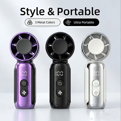 Cool on the Move — Portable Mini Bladeless Fan