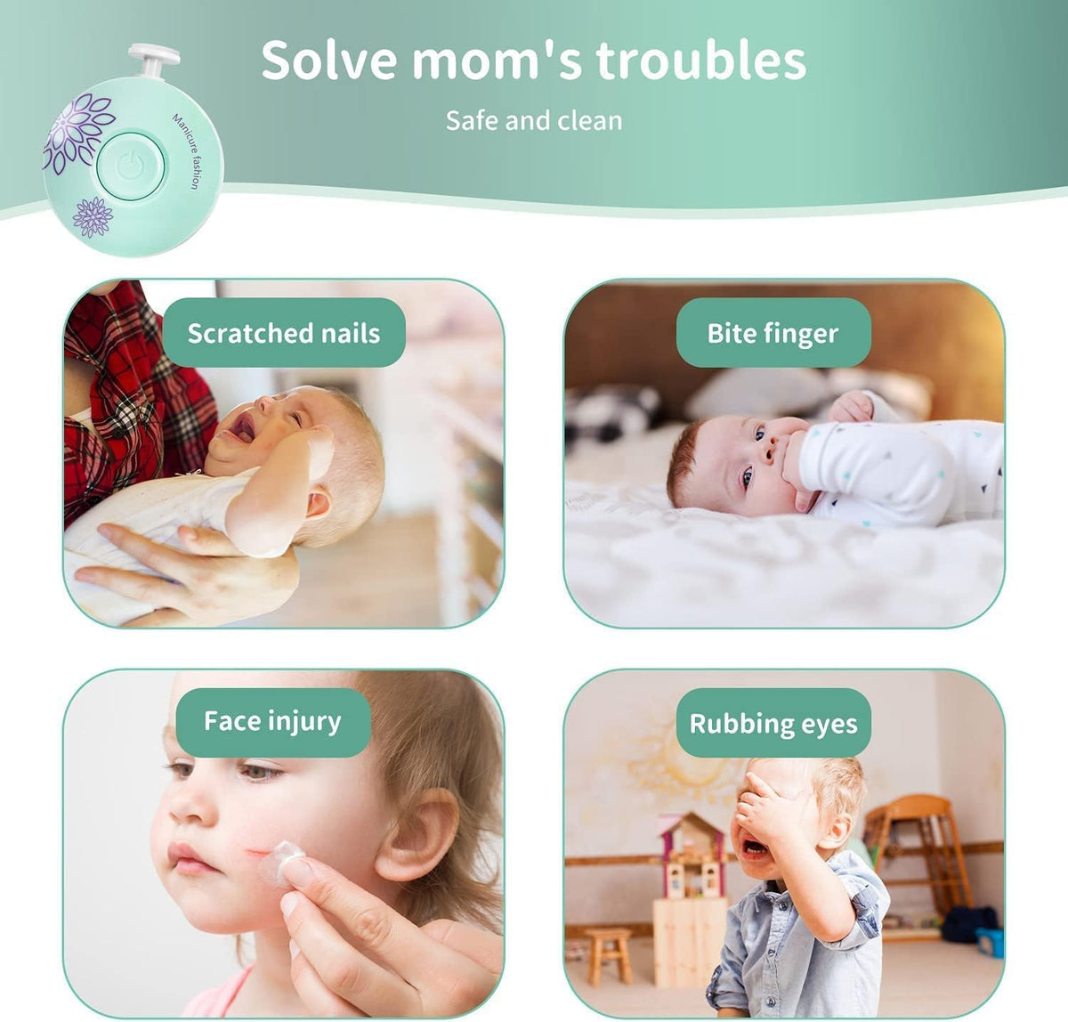 Tiny Nails, Big Care — Baby Electric Nail Trimmer