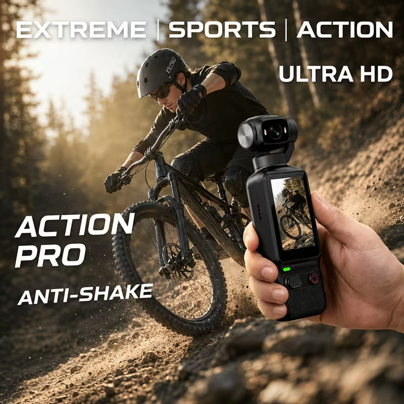 Capture Everything — 4K Portable Handheld Camera