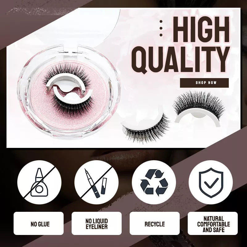 Glue-Free Glam — Reusable Self-Adhesive Eyelashes