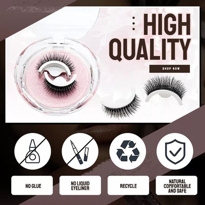 Glue-Free Glam — Reusable Self-Adhesive Eyelashes